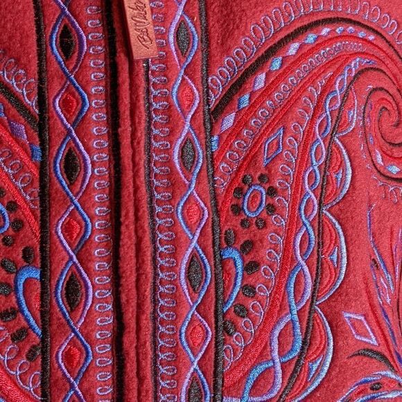 🆕 NWT BOB MACKIE WEARABLE ART LINED VEST - Picture 2 of 7